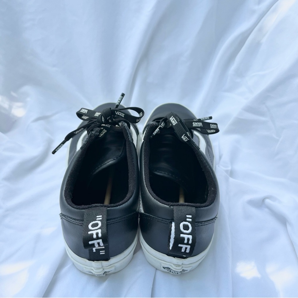 VANS | OLD SKOOL LEATHER SKATE SHOES OTW LETTER WEBBING MENS 7.5 WOMENS 9 - Picture 7 of 9